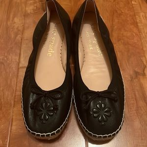 Kate spade clubhouse black espadrilles